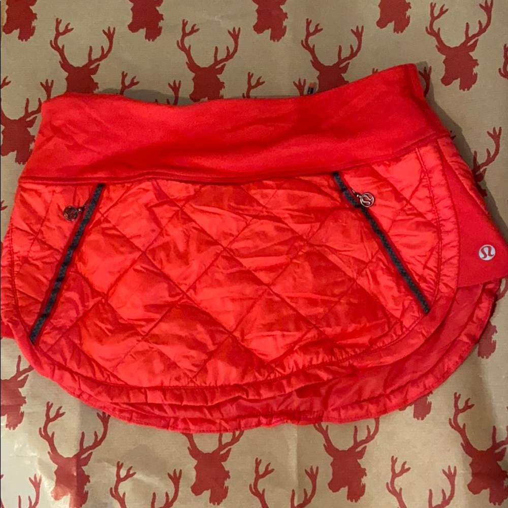 Lululemon puffer skirt